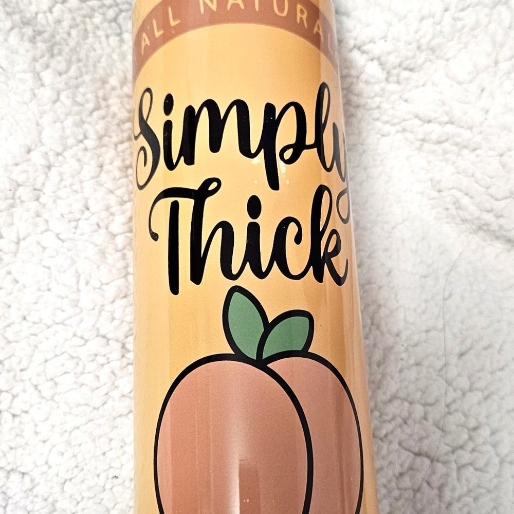 Simply Thick Peach 20 oz. Skinny Tumbler